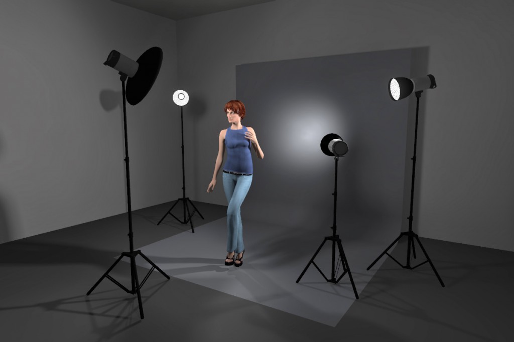 Harmonious PORTRAIT LIGHT WITH SPOTLIGHT BACKGROUND | elixxier - Photo Blog